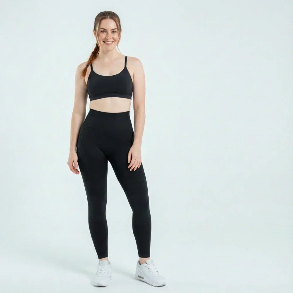 Leggings VYTAL 3D - Negro clásico