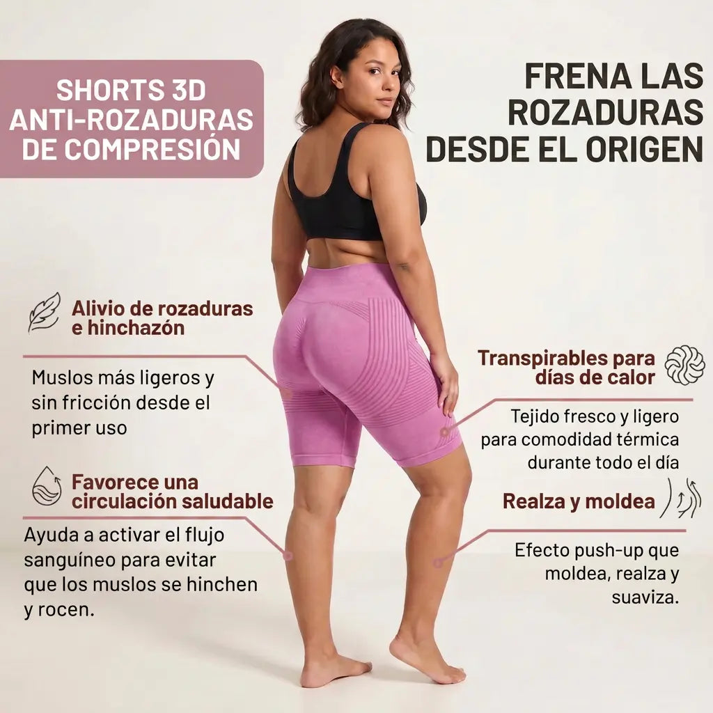 Antirozaduras 3D-Short Legging