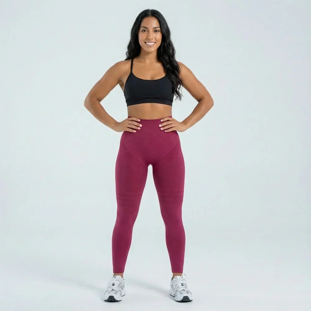 Leggings Cellumove 3D - Borgoña