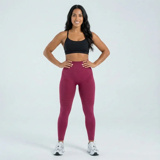 Leggings VYTAL 3D - Borgoña
