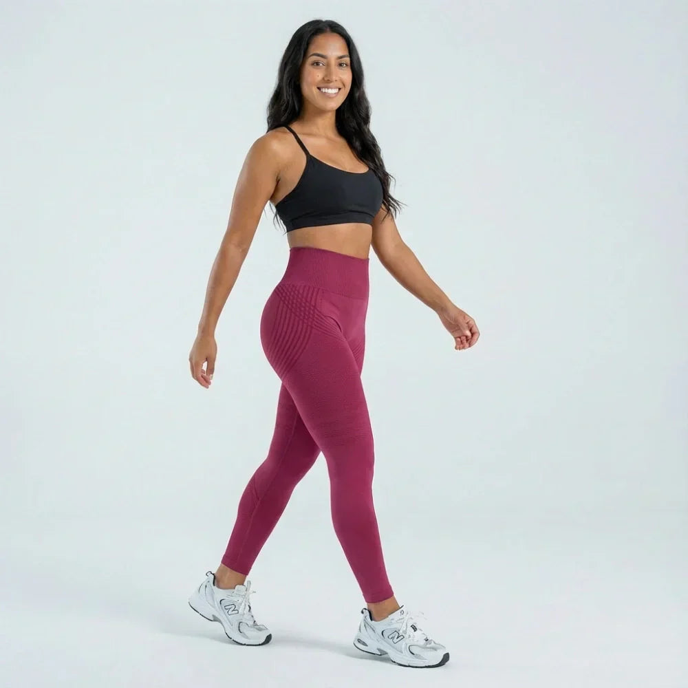 Leggings Cellumove 3D - Borgoña