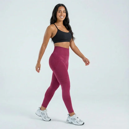 Leggings VYTAL 3D - Borgoña