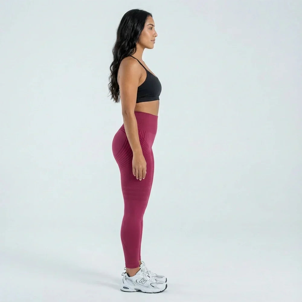 Leggings Cellumove 3D - Borgoña