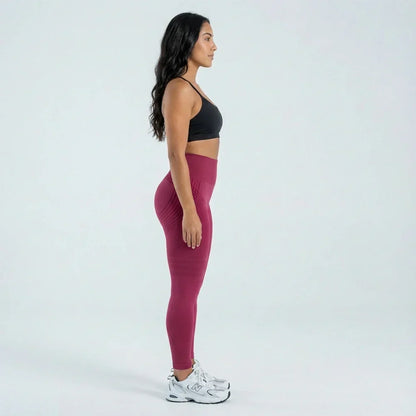 Leggings VYTAL 3D - Borgoña