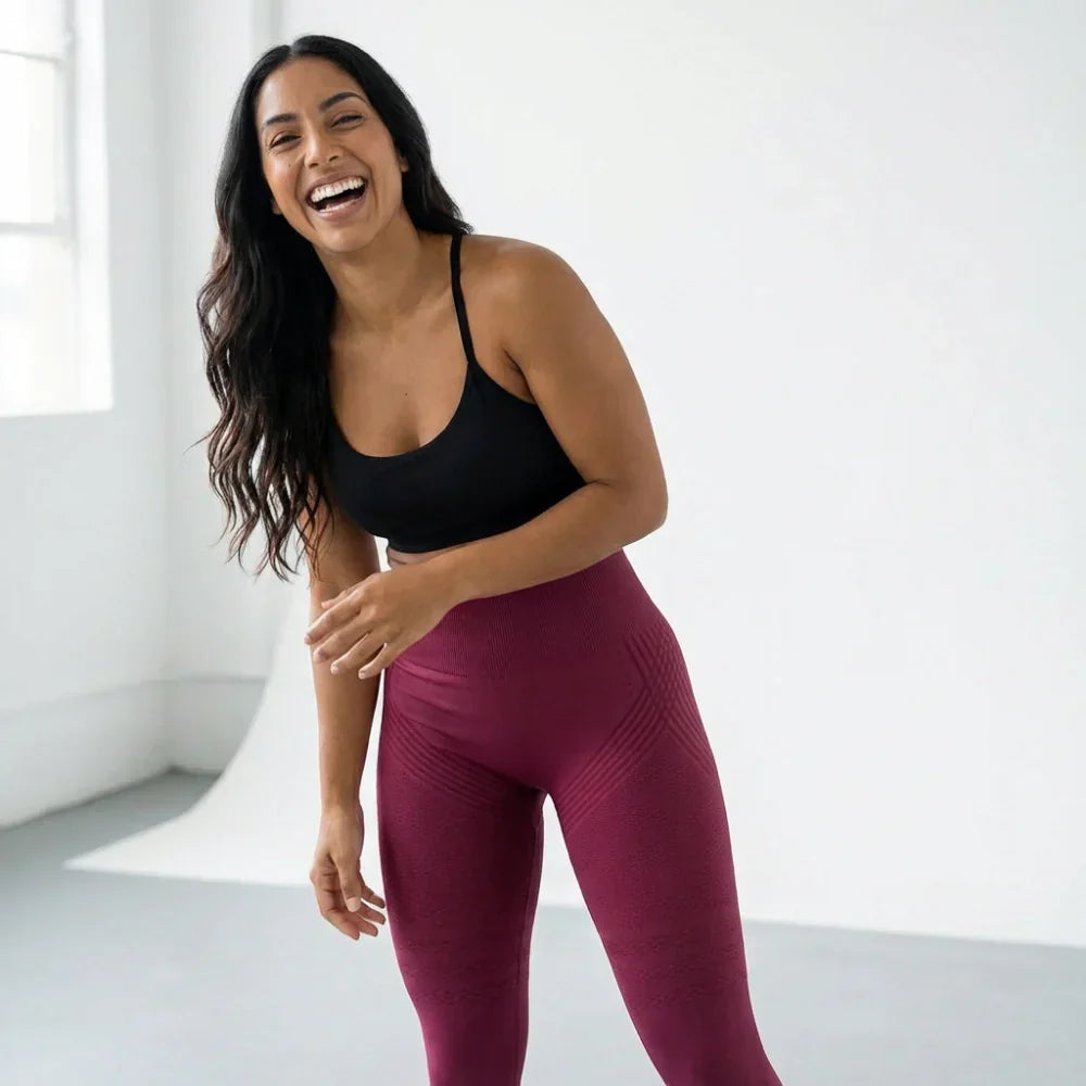 Leggings Cellumove 3D - Borgoña