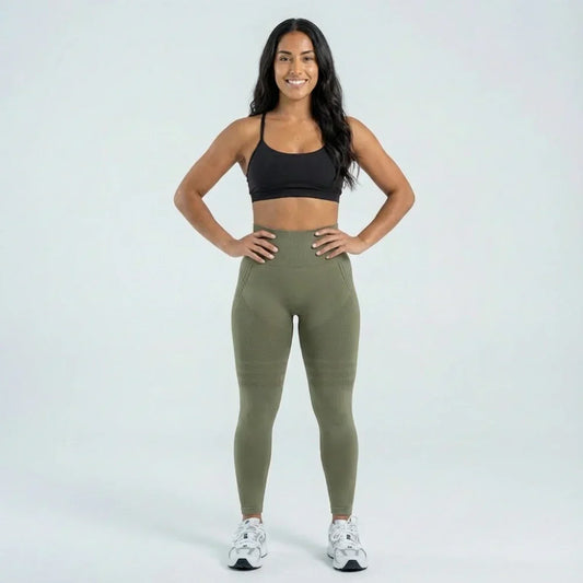 Leggings VYTAL 3D - Verde militar