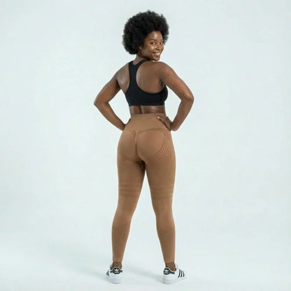 Leggings VYTAL 3D - Marrón Café