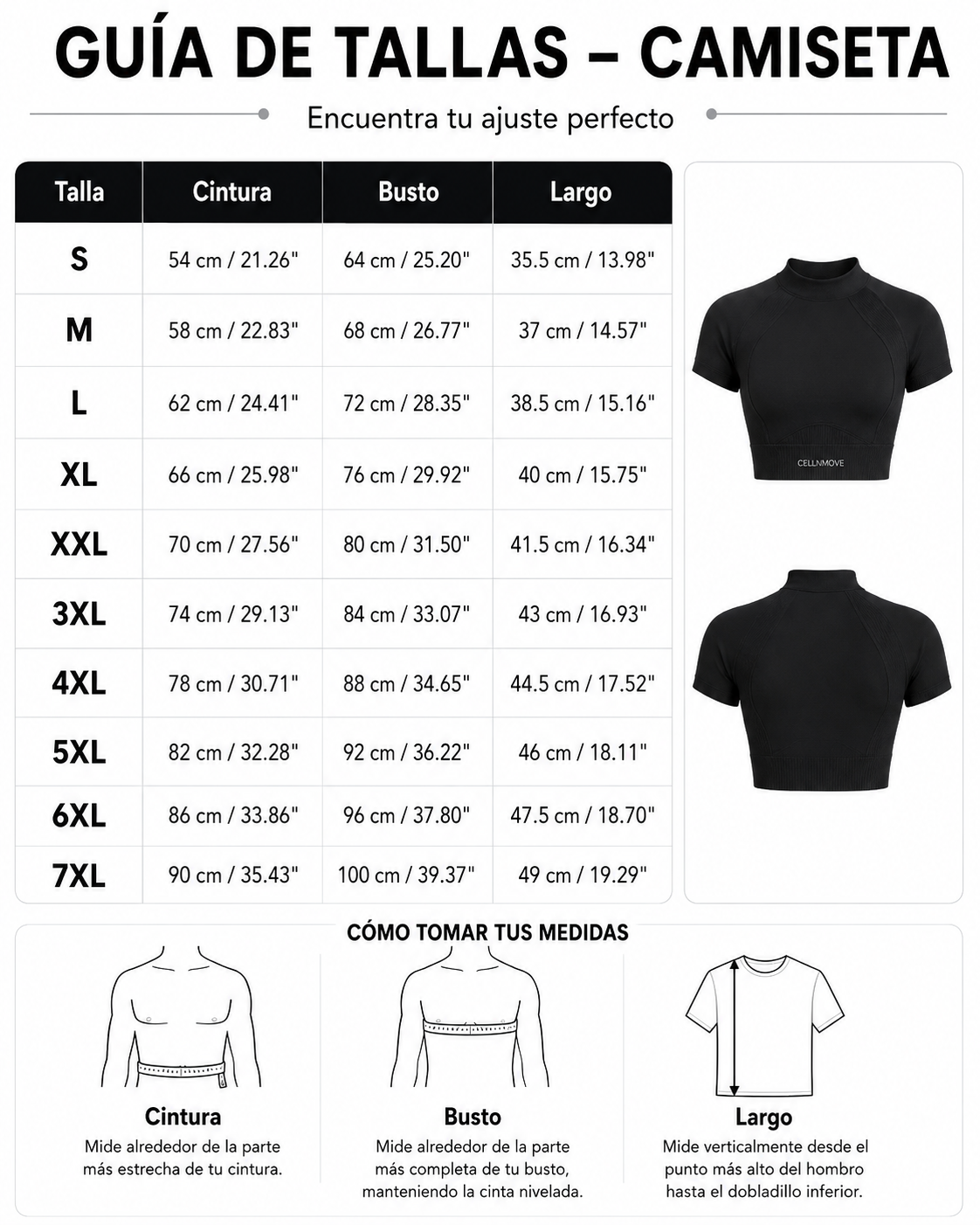3D™ - Camiseta Moldeadora y Alisadora - V2