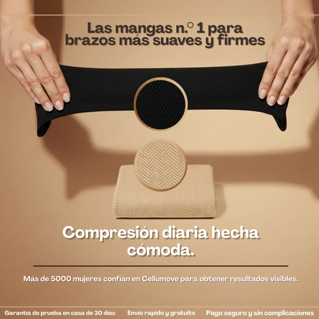 Cellumove 3D Mangas Moldeadoras – Adiós a los brazos flácidos