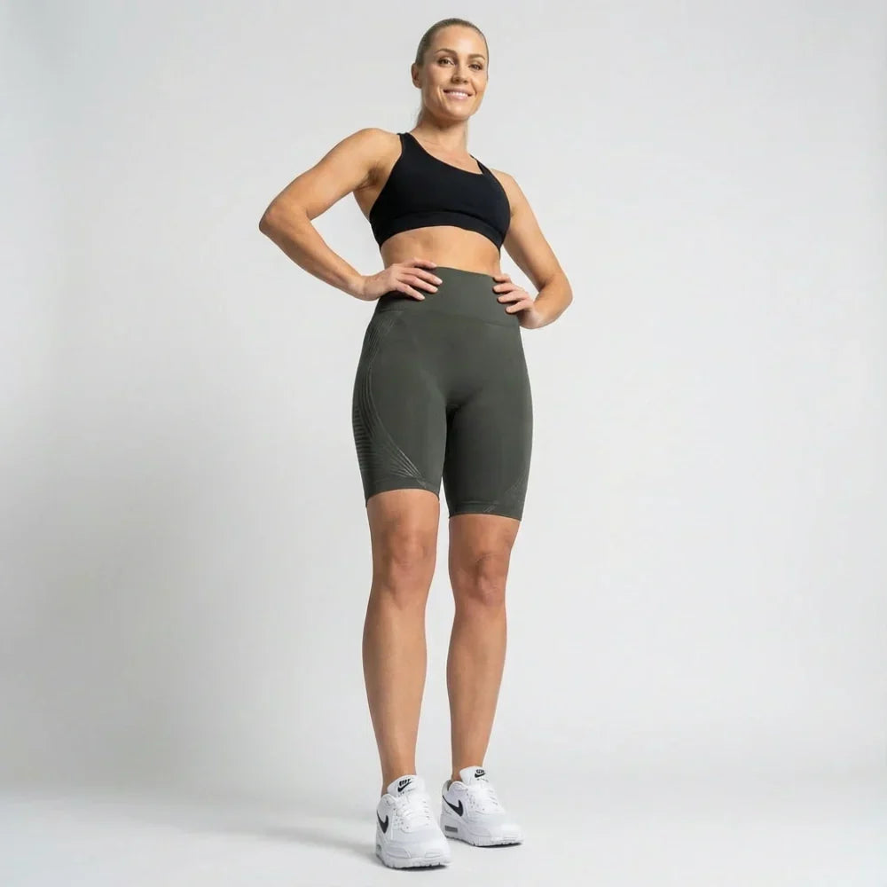 Mallas cortas Cellumove 3D – Gris oscuro
