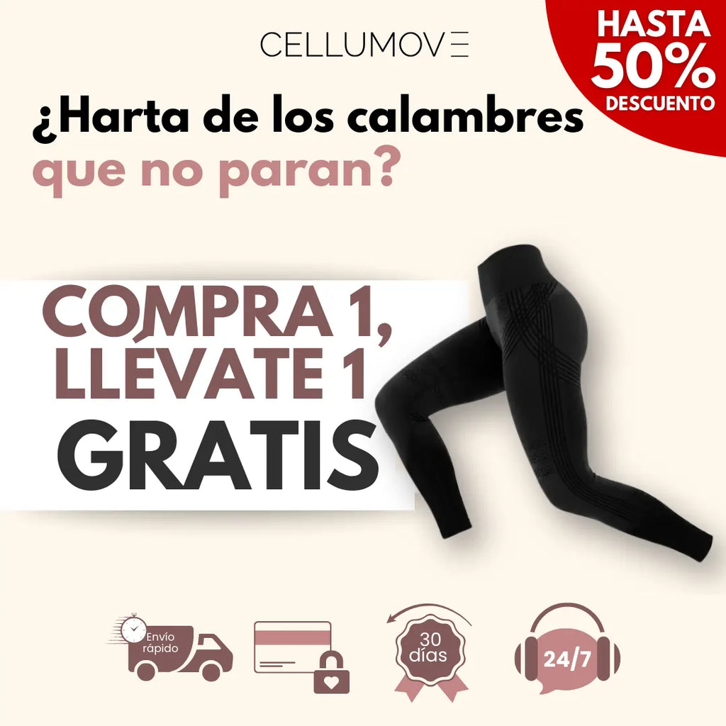 Leggings de compresión 3D Cellumove – Más de 25.000 clientes por fin duermen toda la noche