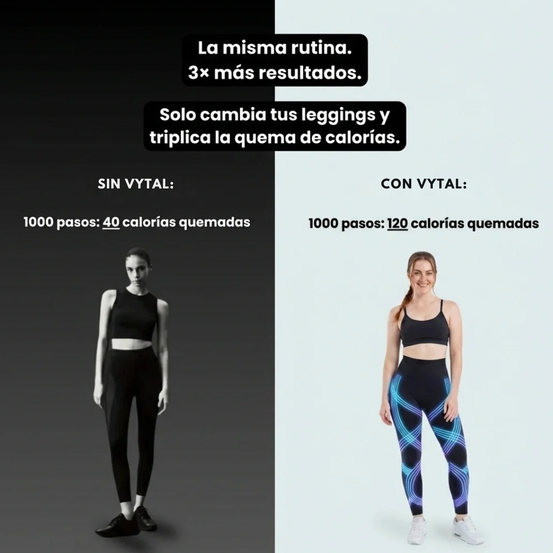 Legging 3D VYTAL – Redefine tu silueta sin esfuerzo