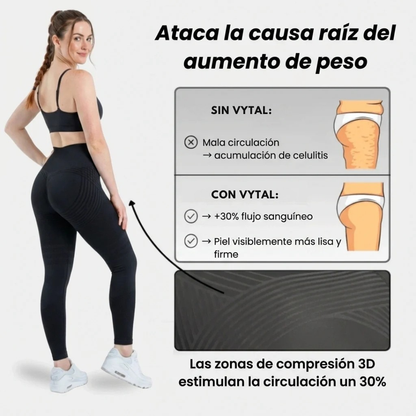 Legging 3D VYTAL – Redefine tu silueta sin esfuerzo