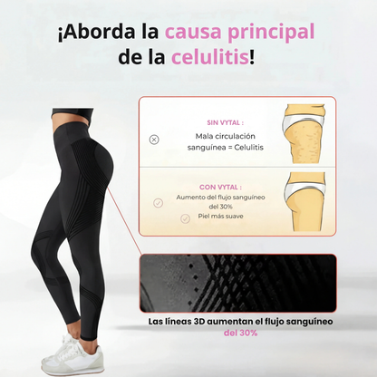 Legging 3D VYTAL – Redefine tu silueta sin esfuerzo