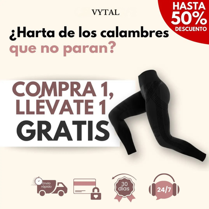 Leggings de compresión 3D VYTAL – Más de 25.000 clientes por fin duermen toda la noche